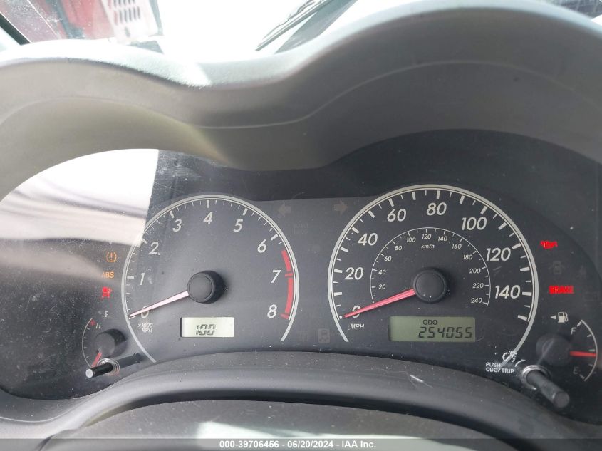 2009 Toyota Corolla Le VIN: JTDBL40E69J032204 Lot: 39706456