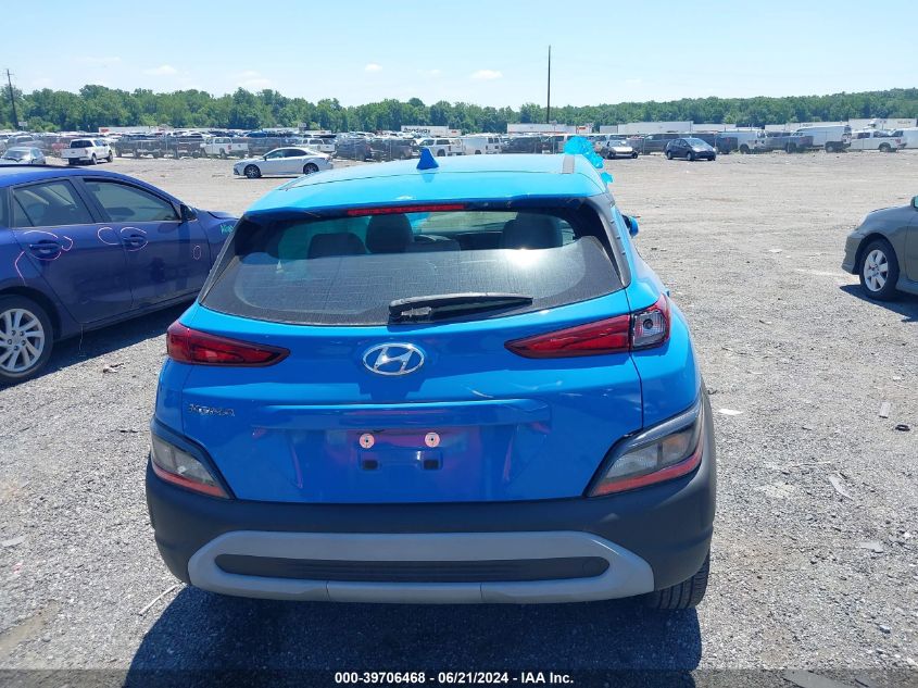 2022 Hyundai Kona Se VIN: KM8K22AB6NU767992 Lot: 39706468