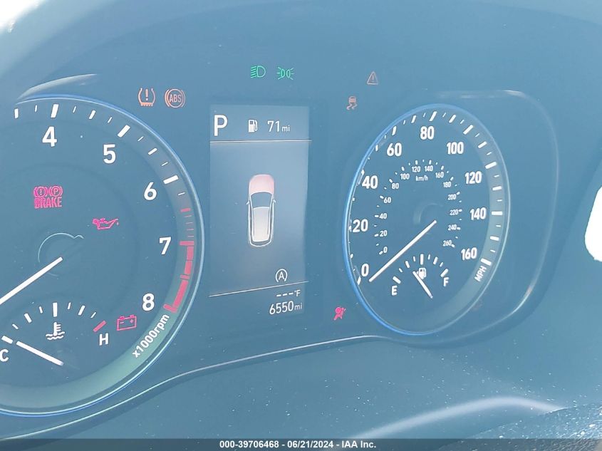 2022 Hyundai Kona Se VIN: KM8K22AB6NU767992 Lot: 39706468