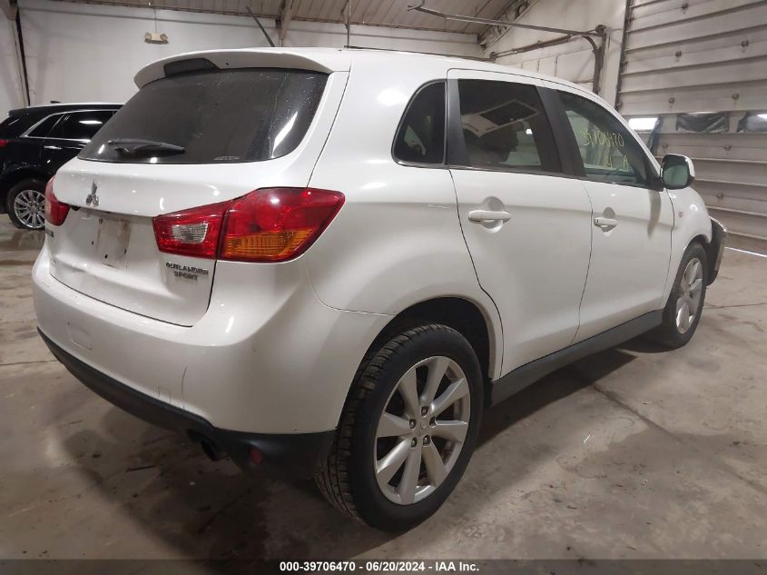 2014 Mitsubishi Outlander Sport Se VIN: 4A4AR4AU5EE029385 Lot: 39706470