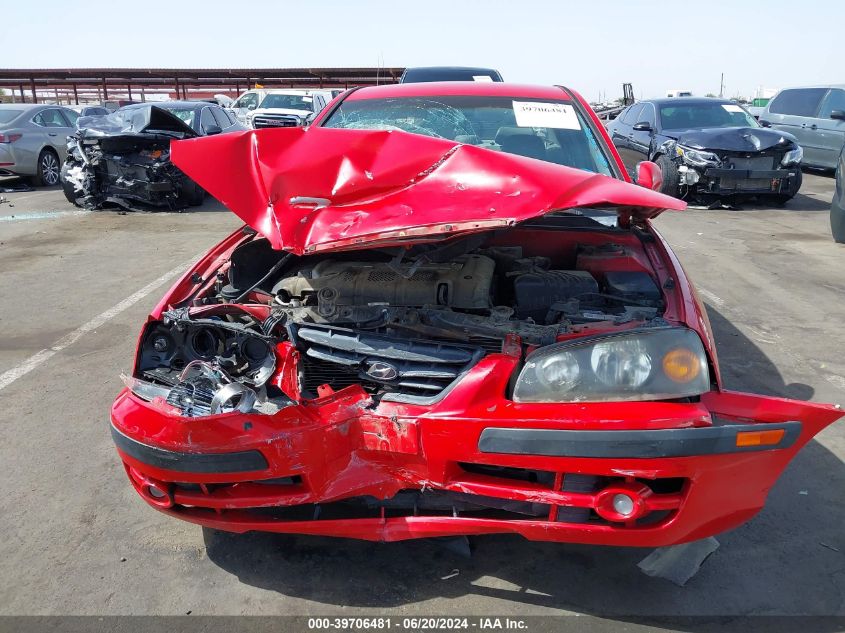 2005 Hyundai Elantra Gls/Gt VIN: KMHDN46D35U999150 Lot: 39706481