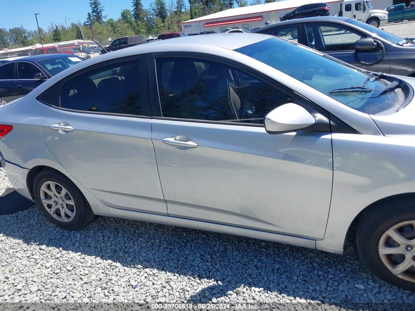 2012 Hyundai Accent Gls VIN: KMHCT4AE4CU239016 Lot: 39706518