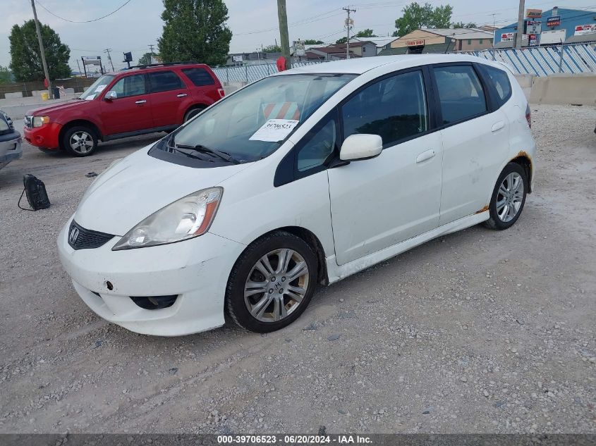 2009 Honda Fit Sport VIN: JHMGE88489S062056 Lot: 39706523