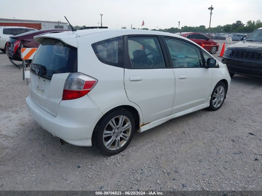 2009 Honda Fit Sport VIN: JHMGE88489S062056 Lot: 39706523