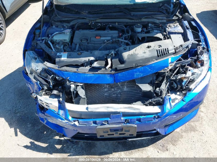 2018 Honda Civic Lx VIN: 2HGFC4B50JH300279 Lot: 39706529