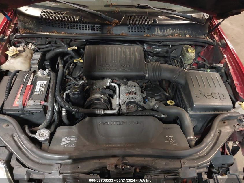 2004 Jeep Grand Cherokee Limited VIN: 1J4GW58N94C359775 Lot: 39706533