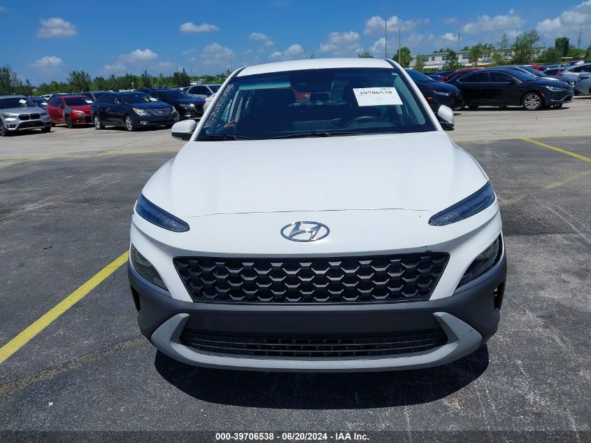 2022 Hyundai Kona Se VIN: KM8K22AB1NU764031 Lot: 39706538