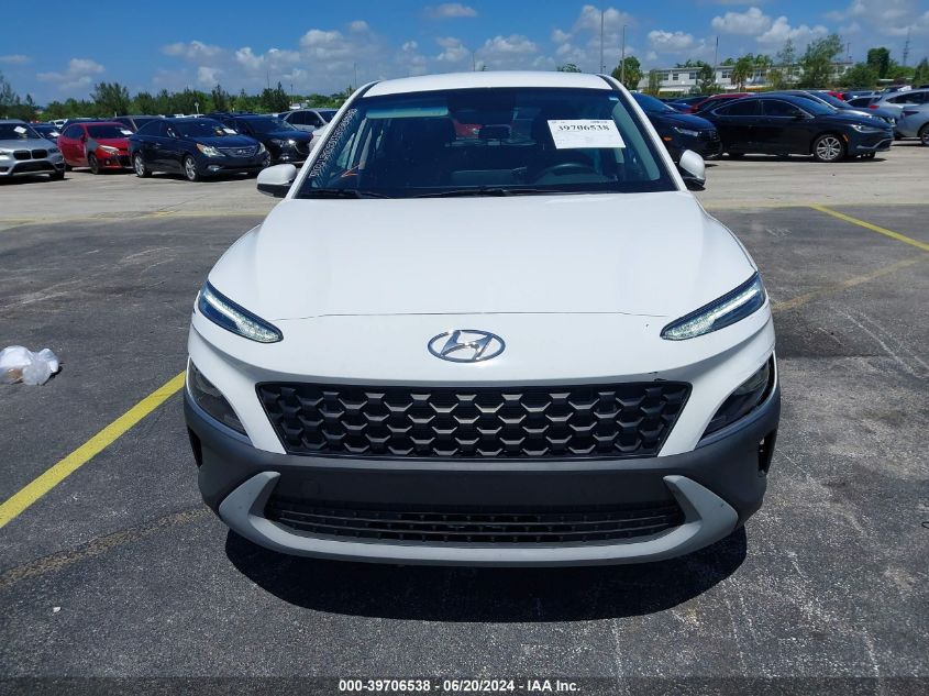 2022 Hyundai Kona Se VIN: KM8K22AB1NU764031 Lot: 39706538