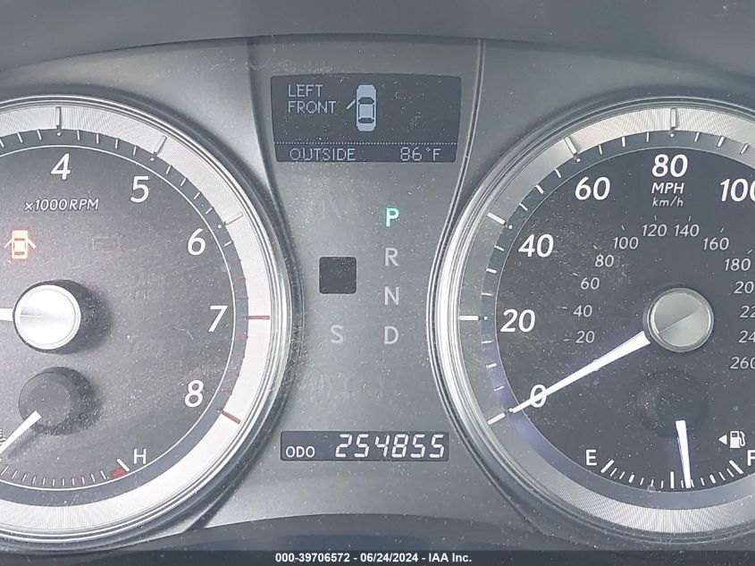 2011 Lexus Es 350 VIN: JTHBK1EG9B2447480 Lot: 39706572