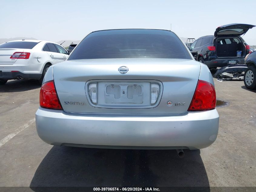 2004 Nissan Sentra 1.8/1.8S VIN: 3N1CB51D14L899209 Lot: 39706574