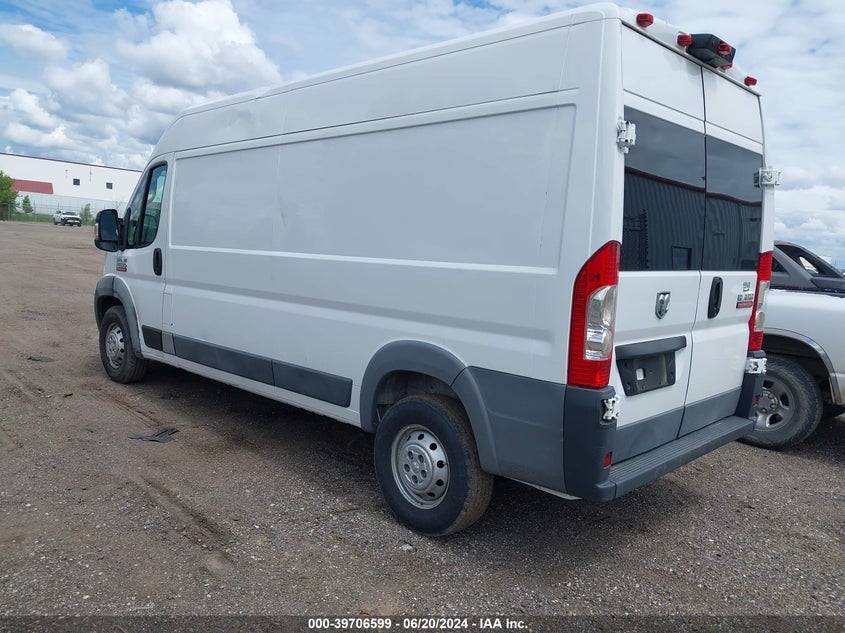 2018 Ram Promaster 2500 High Roof 159 Wb VIN: 3C6TRVDGXJE104471 Lot: 39706599