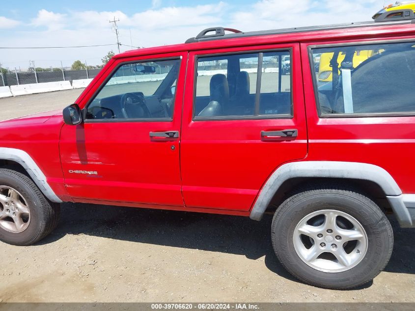 2000 Jeep Cherokee Sport VIN: 1J4FF48SXYL202841 Lot: 39706620