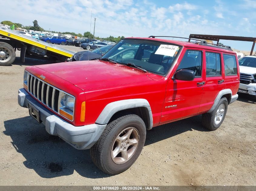2000 Jeep Cherokee Sport VIN: 1J4FF48SXYL202841 Lot: 39706620