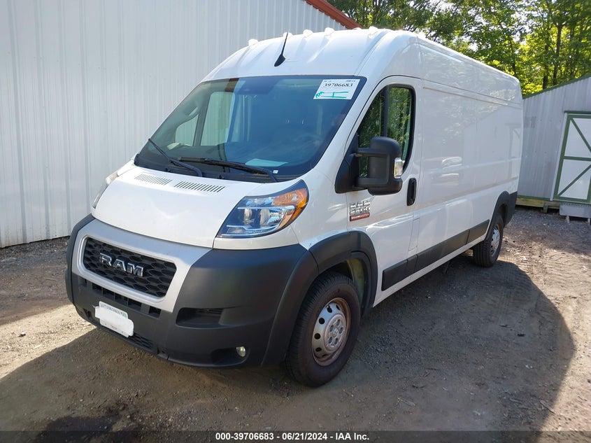 2022 Ram Promaster 2500 2500 High VIN: 3C6LRVDG7NE123372 Lot: 39706683
