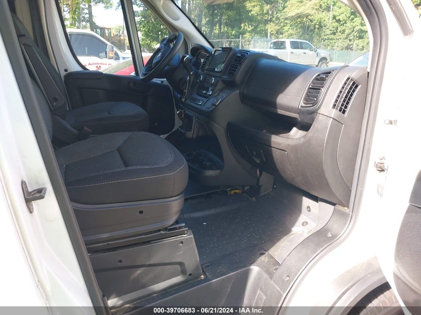 2022 Ram Promaster 2500 2500 High VIN: 3C6LRVDG7NE123372 Lot: 39706683