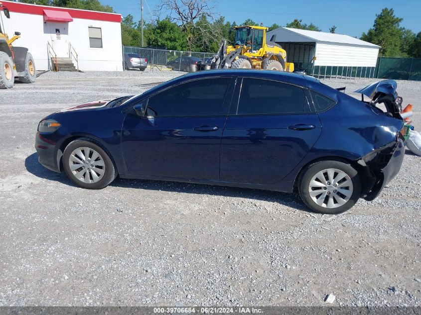 2014 Dodge Dart Sxt VIN: 1C3CDFBB1ED913776 Lot: 39706684