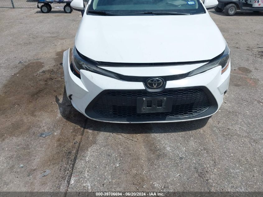 2020 Toyota Corolla Le VIN: 5YFEPRAEXLP100665 Lot: 39706694