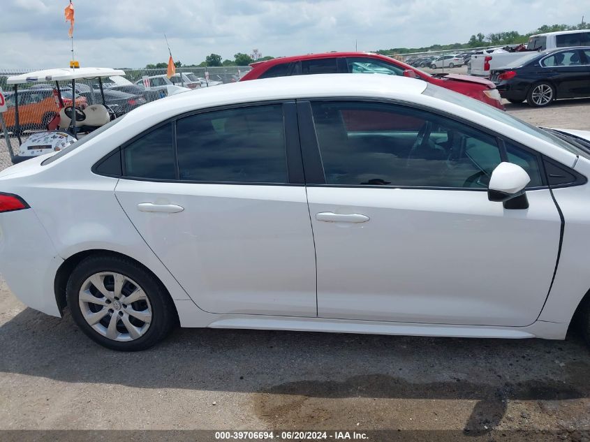 2020 Toyota Corolla Le VIN: 5YFEPRAEXLP100665 Lot: 39706694