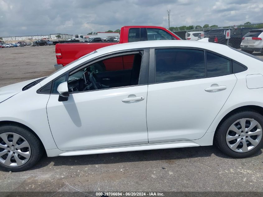 2020 Toyota Corolla Le VIN: 5YFEPRAEXLP100665 Lot: 39706694