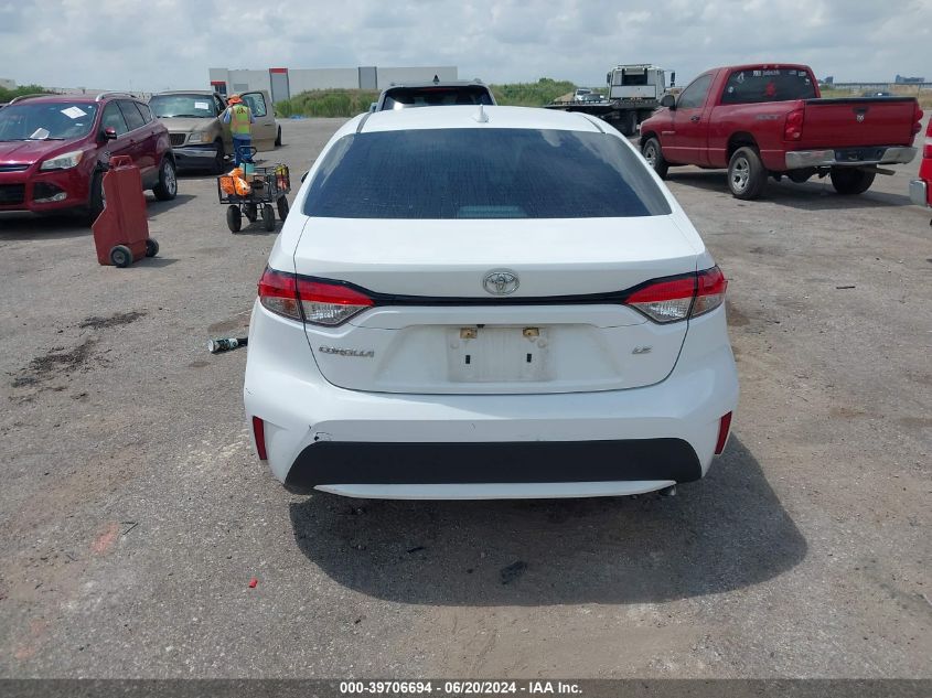 2020 Toyota Corolla Le VIN: 5YFEPRAEXLP100665 Lot: 39706694