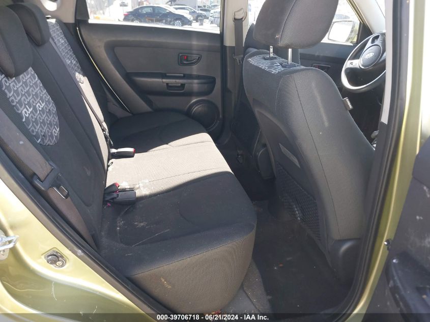 2010 Kia Soul + VIN: KNDJT2A24A7059911 Lot: 39706718