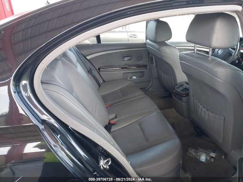 2002 BMW 745I I VIN: WBAGL63482DP56224 Lot: 39706728