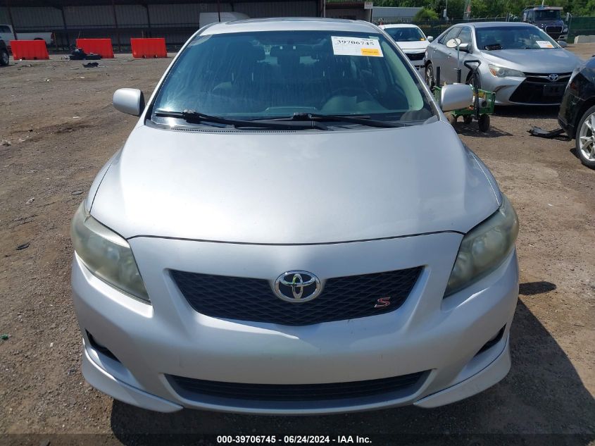 2009 Toyota Corolla S VIN: 2T1BU40E29C123043 Lot: 39706745