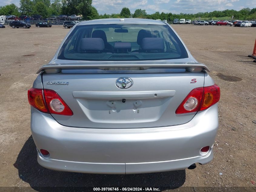 2009 Toyota Corolla S VIN: 2T1BU40E29C123043 Lot: 39706745