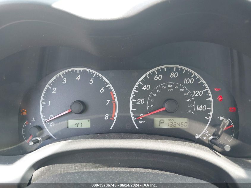 2009 Toyota Corolla S VIN: 2T1BU40E29C123043 Lot: 39706745