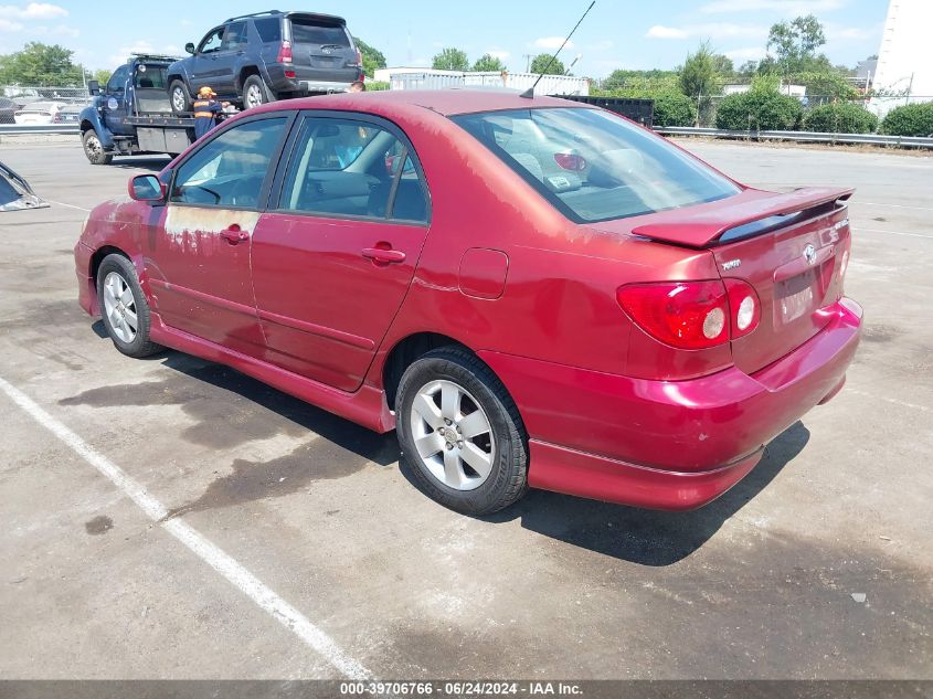 2005 Toyota Corolla S VIN: 2T1BR32E55C450829 Lot: 39706766