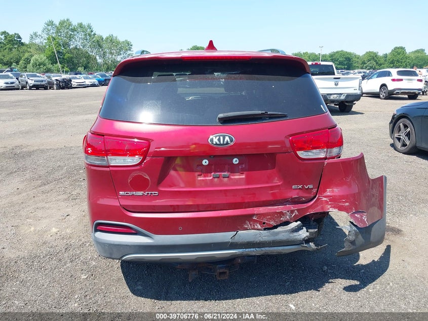 2017 Kia Sorento 3.3L Ex VIN: 5XYPHDA58HG204270 Lot: 39706776