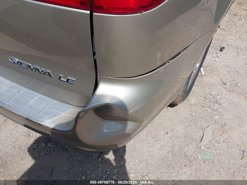 2004 Toyota Sienna Le VIN: 5TDZA23C64S221028 Lot: 39706778