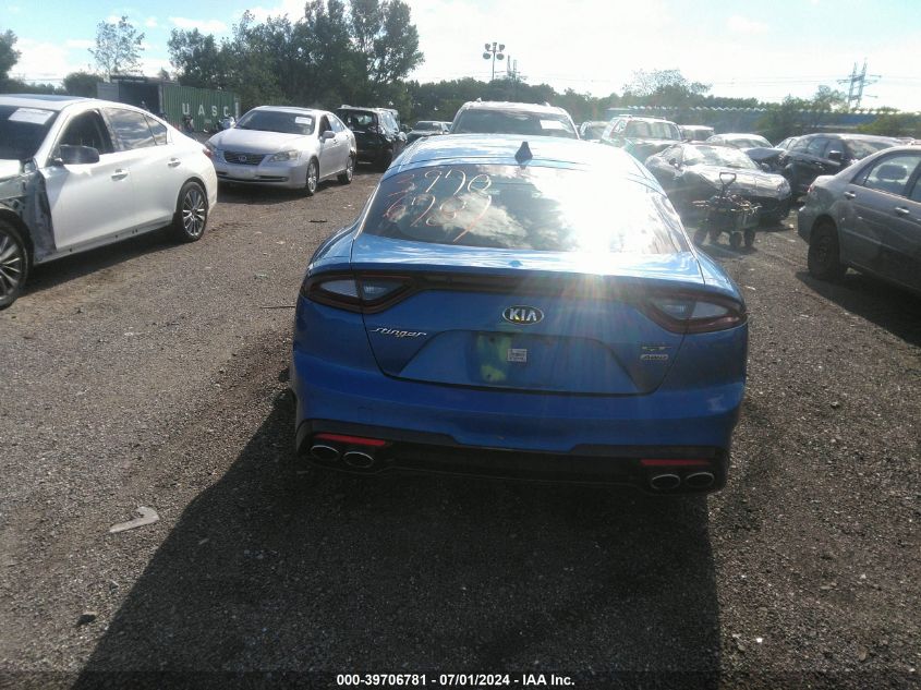 2018 Kia Stinger Gt1 VIN: KNAE45LCXJ6025321 Lot: 39706781