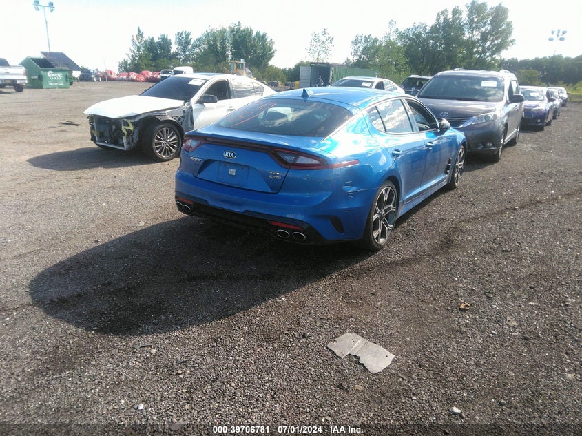 2018 Kia Stinger Gt1 VIN: KNAE45LCXJ6025321 Lot: 39706781