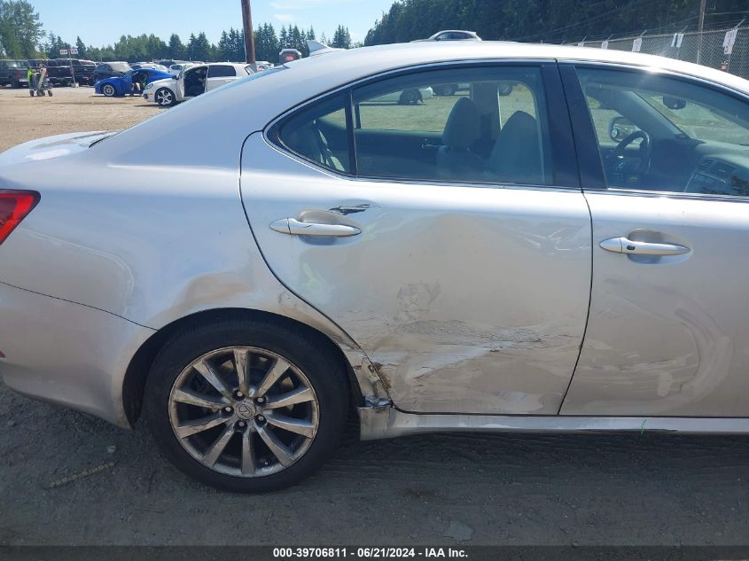 2008 Lexus Is 250 VIN: JTHBK262385066420 Lot: 39706811