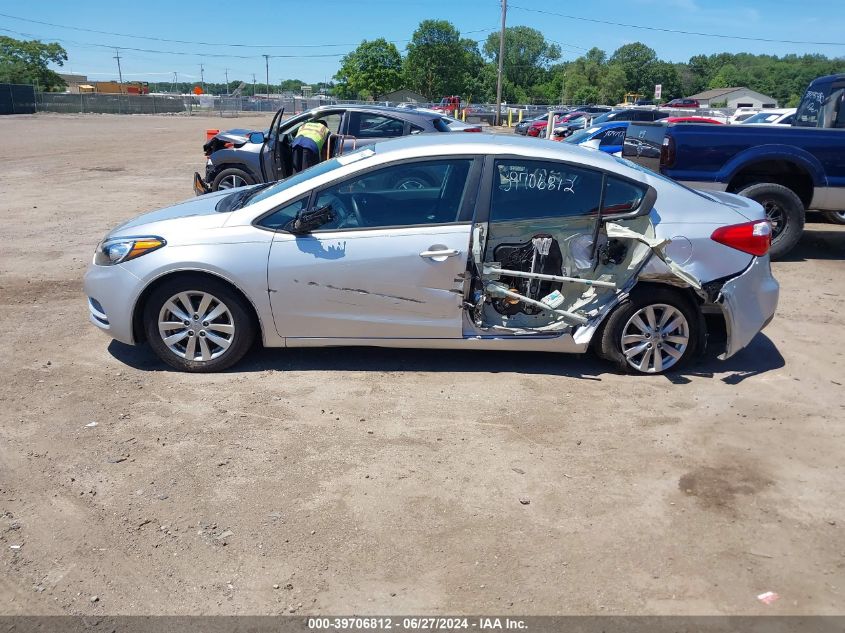 2016 Kia Forte Lx VIN: KNAFX4A61G5479197 Lot: 39706812