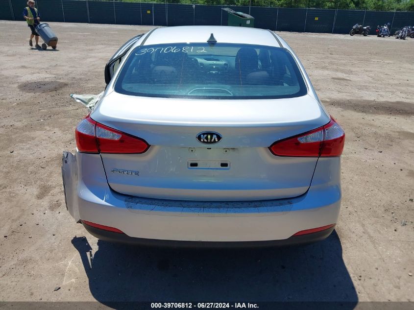 2016 Kia Forte Lx VIN: KNAFX4A61G5479197 Lot: 39706812