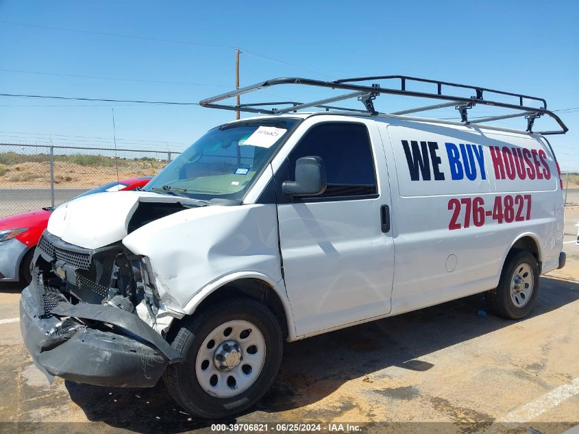 2013 Chevrolet Express 1500 Work Van VIN: 1GCSGAFX9D1115176 Lot: 39706821