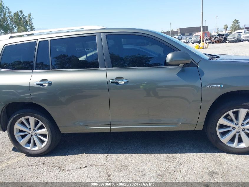 2008 Toyota Highlander Hybrid VIN: JTEEW41A982001047 Lot: 39706838