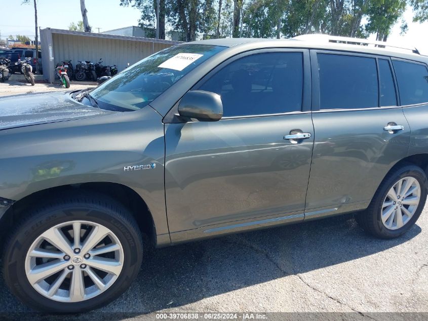 2008 Toyota Highlander Hybrid VIN: JTEEW41A982001047 Lot: 39706838