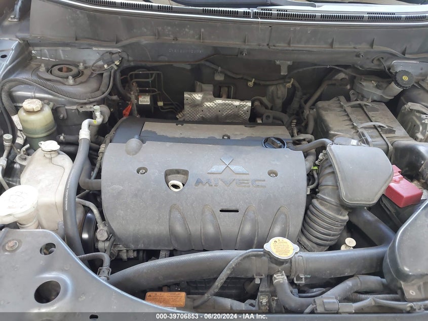 2012 Mitsubishi Outlander Es VIN: JA4AS2AW6CU012173 Lot: 39706853