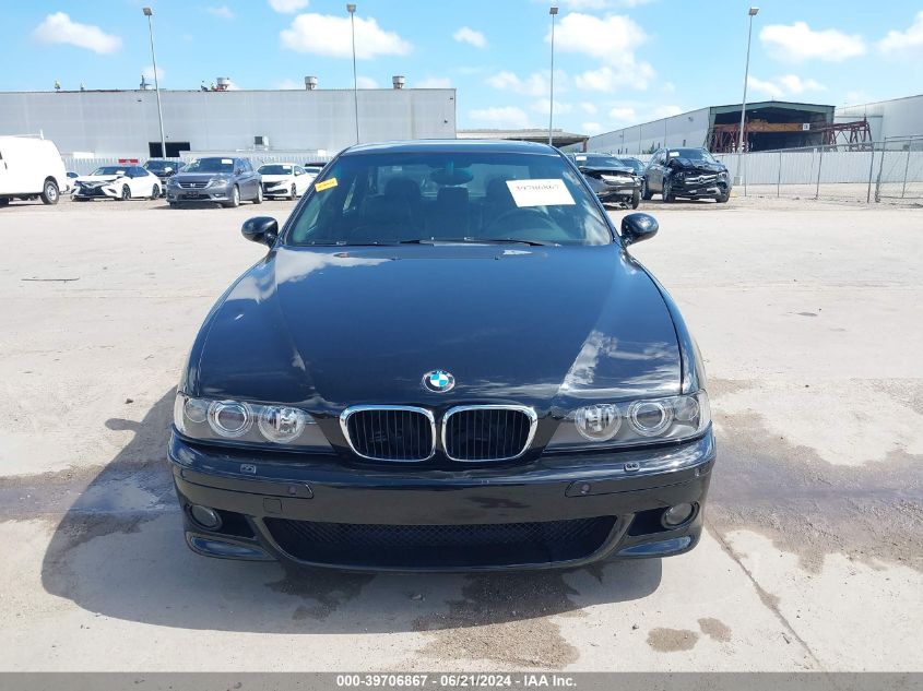 2000 BMW M5 VIN: WBSDE9345YBZ94319 Lot: 39706867