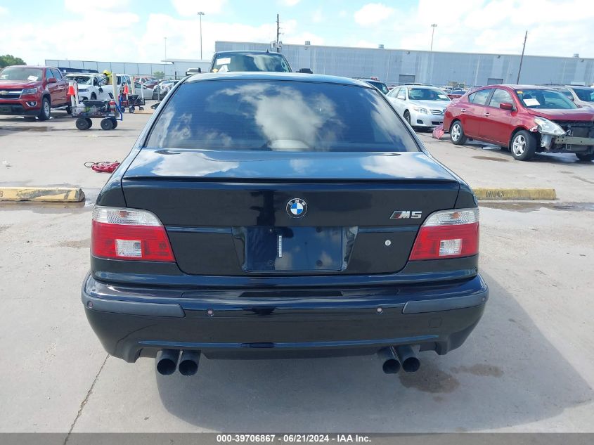 2000 BMW M5 VIN: WBSDE9345YBZ94319 Lot: 39706867