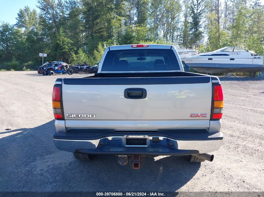 2006 GMC Sierra K2500 Heavy Duty VIN: 1GTHK23D76F252308 Lot: 39706880