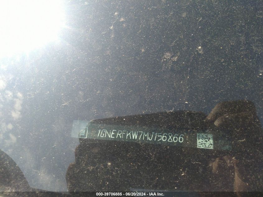 2021 Chevrolet Traverse Fwd Ls VIN: 1GNERFKW7MJ156866 Lot: 39706885