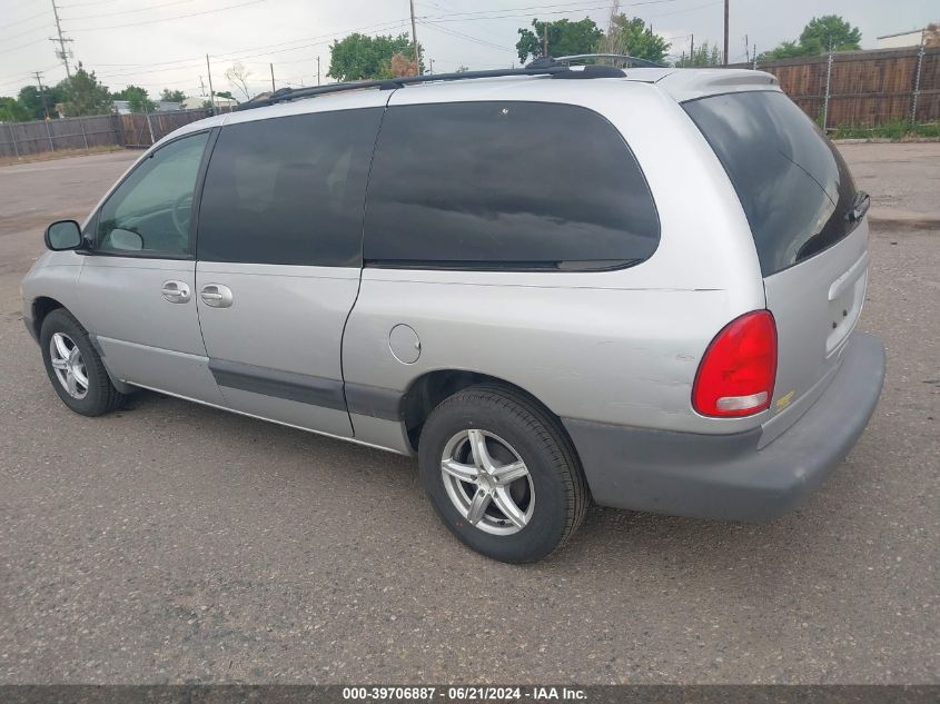 2000 Plymouth Grand Voyager Se VIN: 1P4GP44GXYB503443 Lot: 39706887