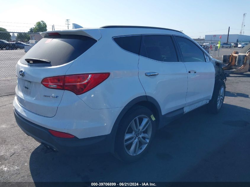 2014 Hyundai Santa Fe Sport 2.0L Turbo VIN: 5XYZU3LA1EG228835 Lot: 39706899