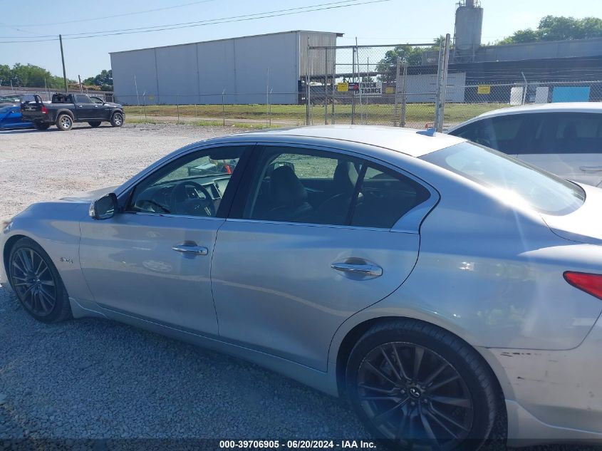 2016 Infiniti Q50 3.0T Red Sport 400 VIN: JN1FV7AP2GM420509 Lot: 39706905