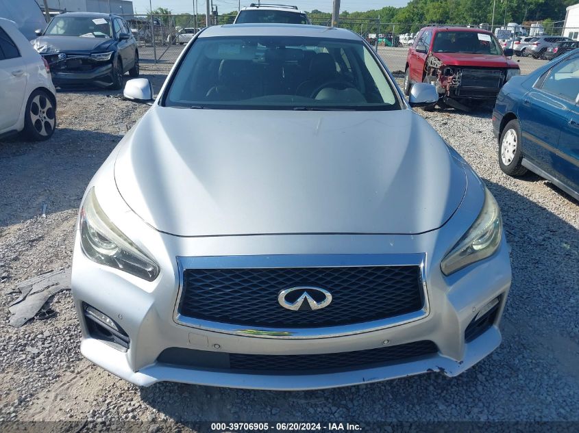 2016 Infiniti Q50 3.0T Red Sport 400 VIN: JN1FV7AP2GM420509 Lot: 39706905