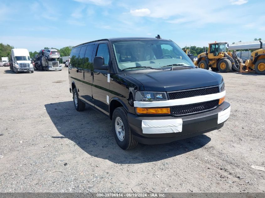 2024 Chevrolet Express Passenger Rwd 2500 Regular Wheelbase Ls VIN: 1GAWGEFP9R1176777 Lot: 39706914